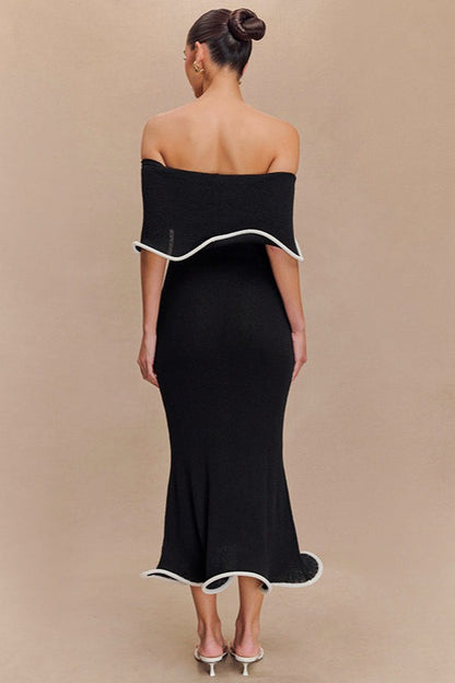Ruffle Hem Colorblock Birthday Dress