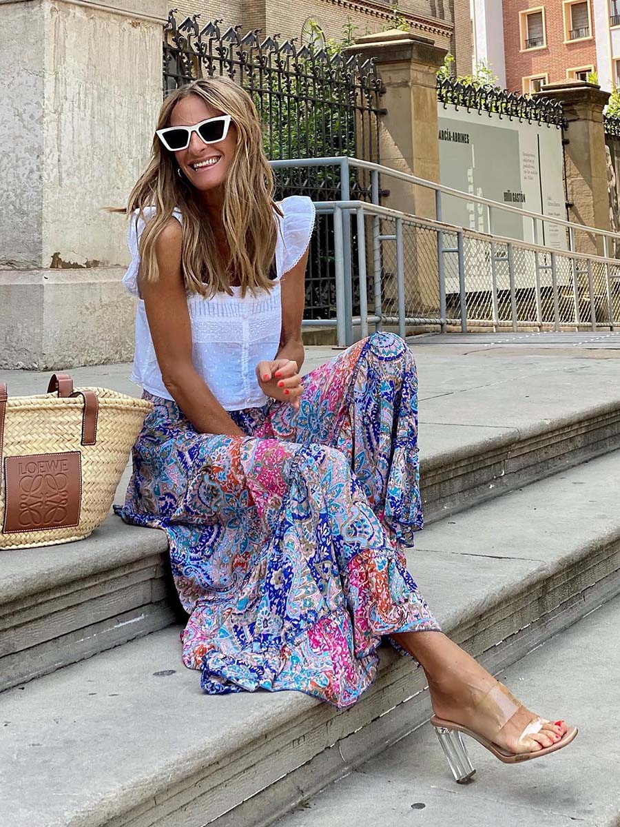 Ruffle Half Skirt