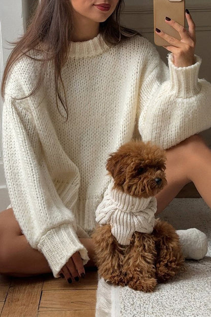 Basic Crew Neck Layering Sweater