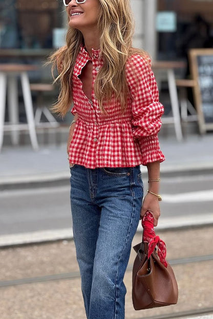 Honeycomb Blouse Nora