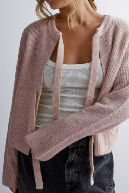 PCSILLY LS REV TIE KNIT NOOS BC