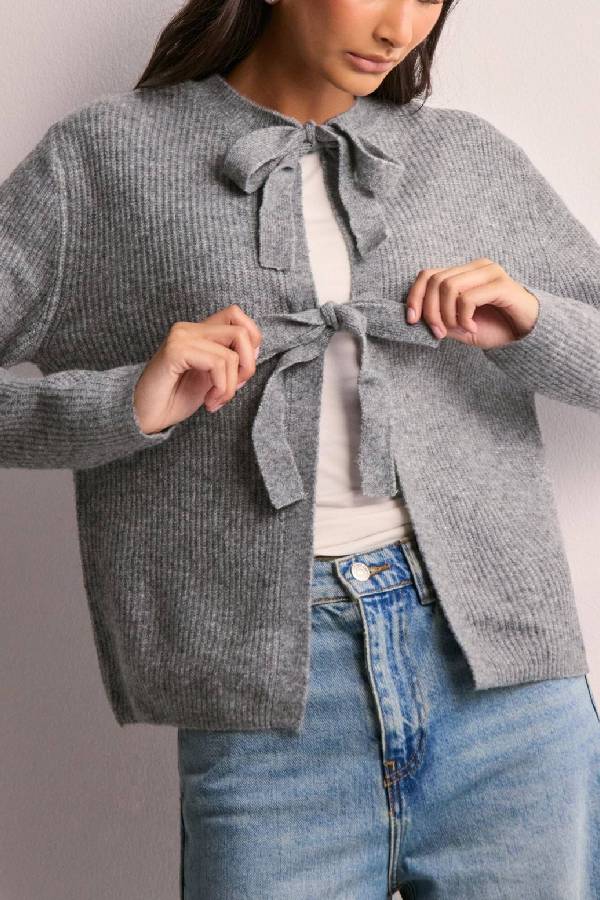 PCSILLY LS REV TIE KNIT NOOS BC