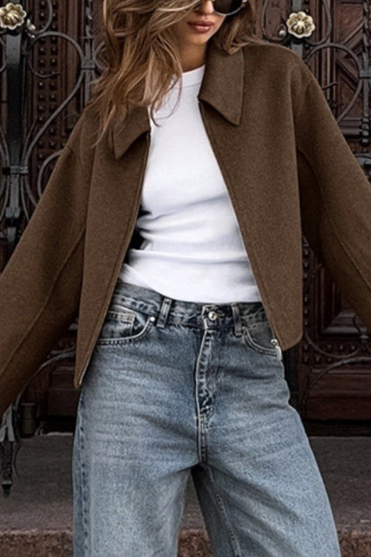 Classic Short Lapel Casual Jacket
