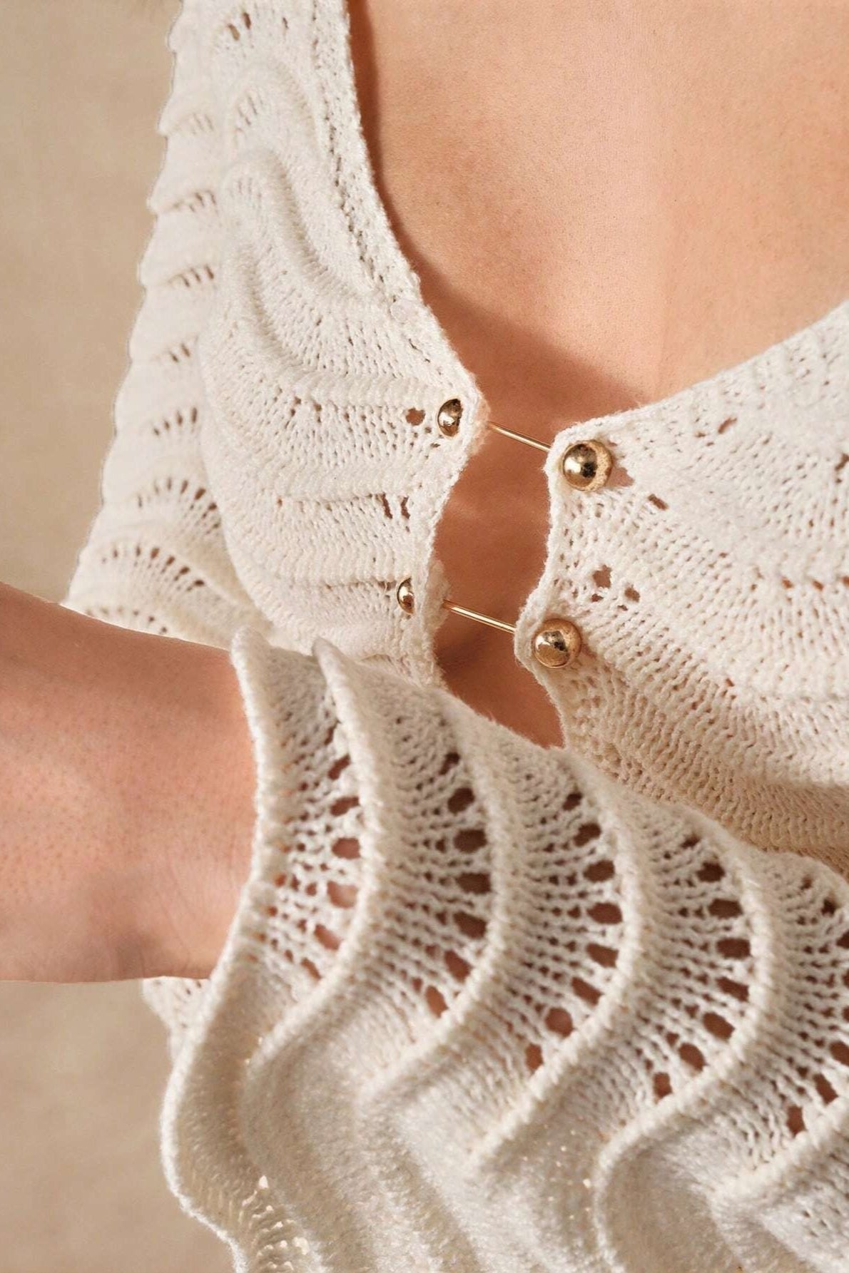 Solid Knit Beach Boho Dress