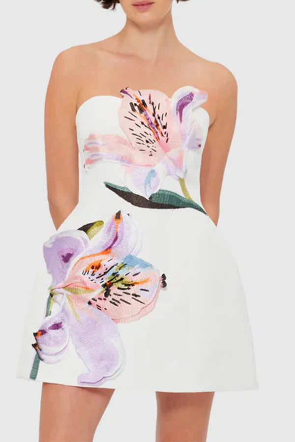 Seraphina Lily Strapless Mini Dress