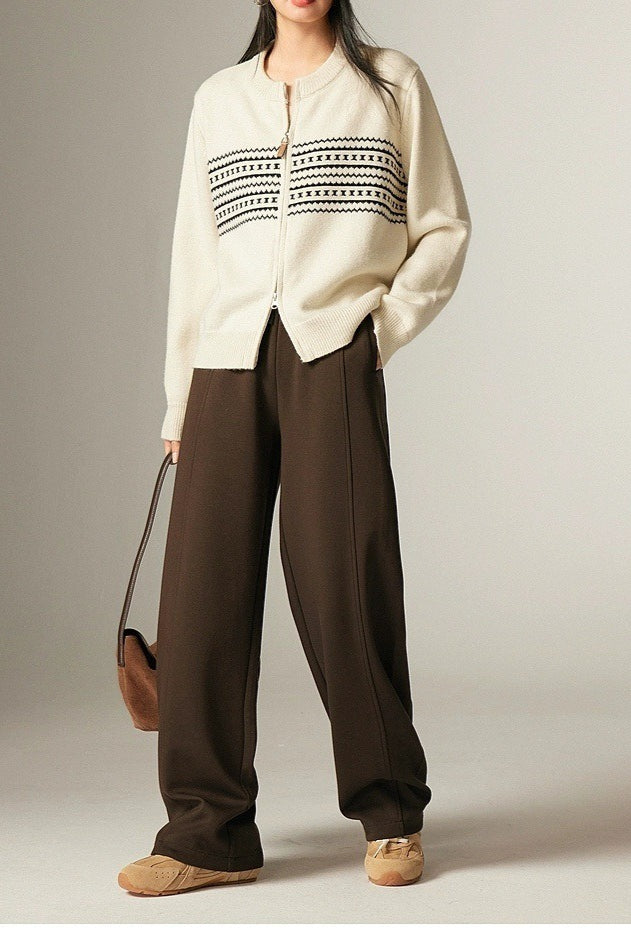 Vintage Jacquard Knit Sweater