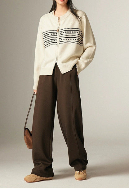 Vintage Jacquard Knit Sweater