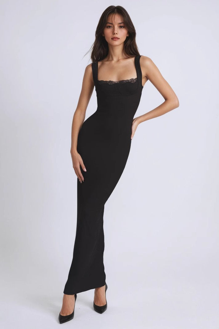 Lace Fitted Work Dress