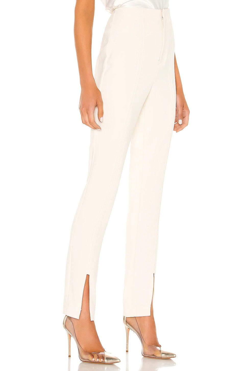 Slit Flare Slim Fit Pants
