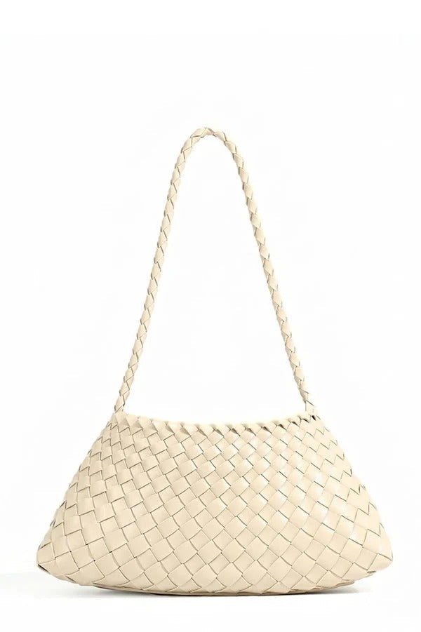 Hand-woven Vintage-style Underarm Shoulder Bag