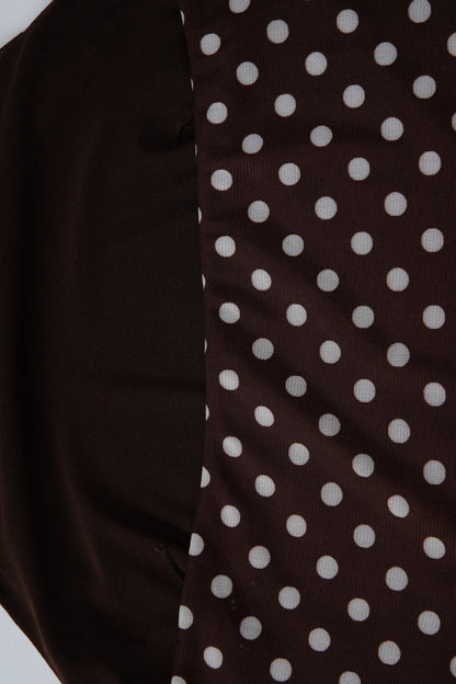 Polka Dot Tie Backless Slim Halter Top