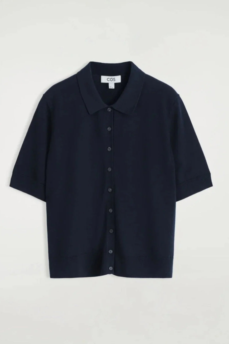 Short Sleeve Polo Cardigan