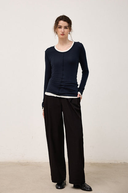 Thermal Blend Slim Knit Top