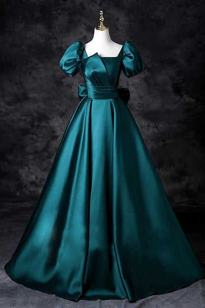 Satin Evening Gown Prom Dress