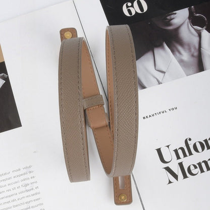 Locking Clasp Slim Elegant Waist Belt