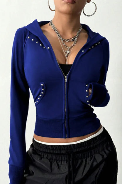 Retro Long Sleeve Hoodie