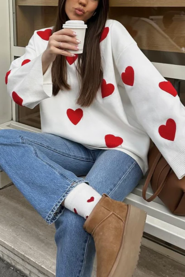Coziest Long Sleeves Wool-blend Sweater