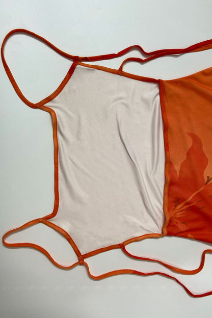 Sexy Mesh Sheer Strap Vacation Dress