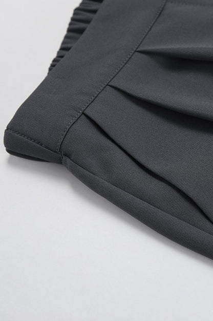 Tailored Gray Two Piece Vest Pants Set