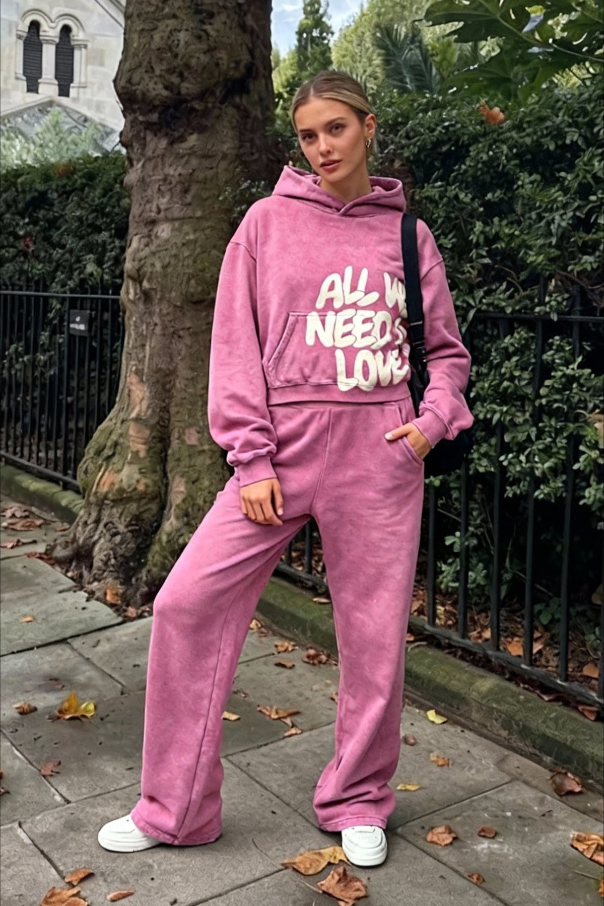 Letter Print Oversized Streetwear Hoodie