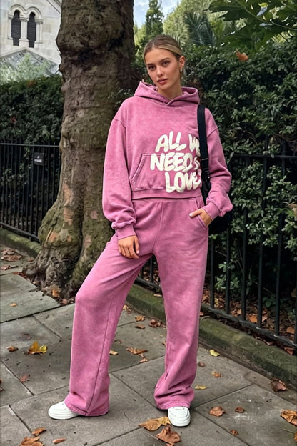 Letter Print Oversized Streetwear Hoodie
