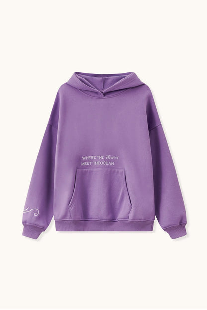 Embroidered Fleece Lined Heavyweight Hoodie