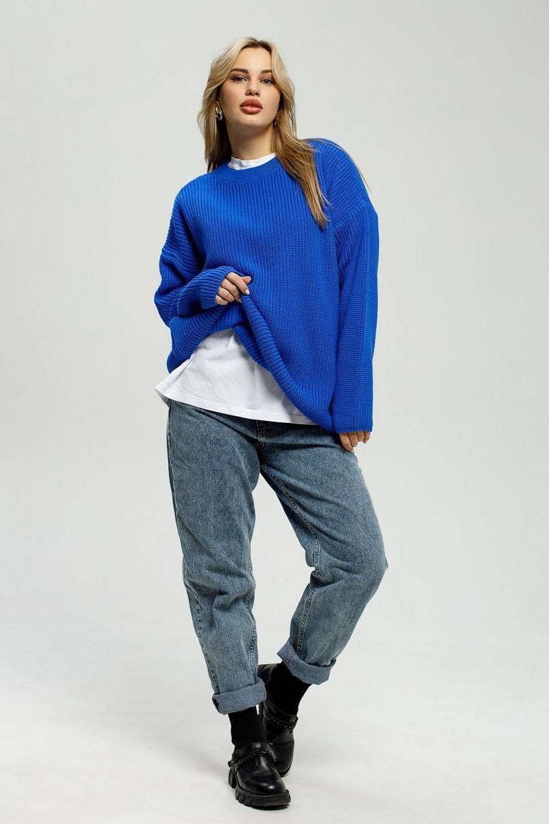 Loose Fit Pullover Knit Sweater