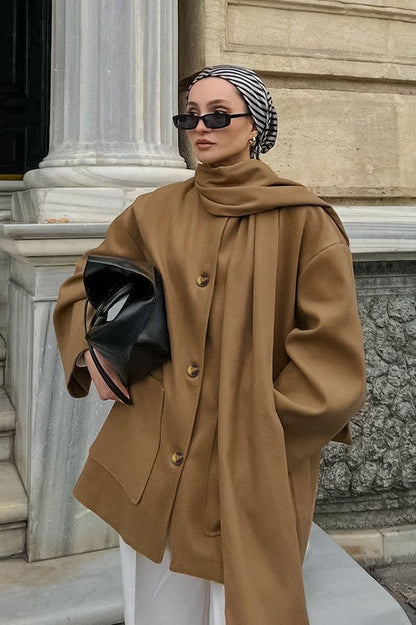 Chic Wool Blend British Style Coat