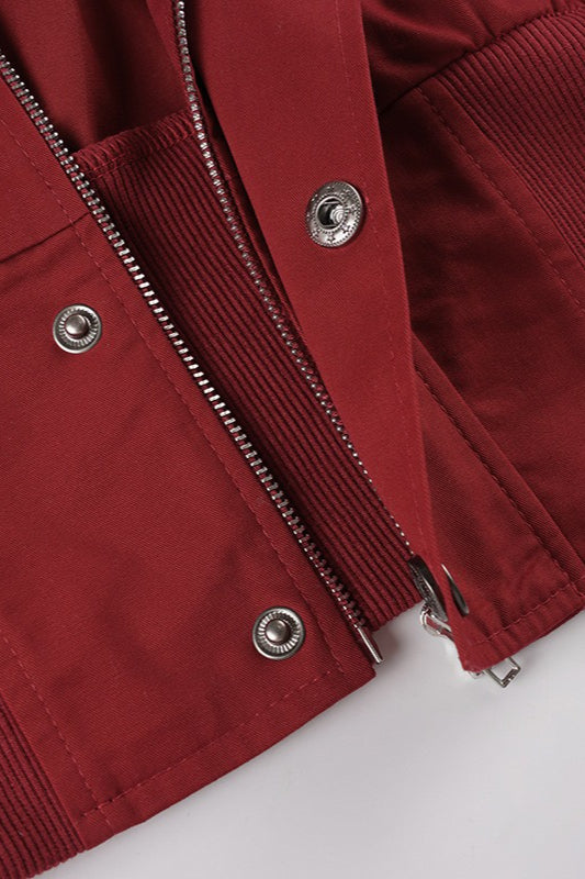 Urban Stand Collar Zip Detail Jacket