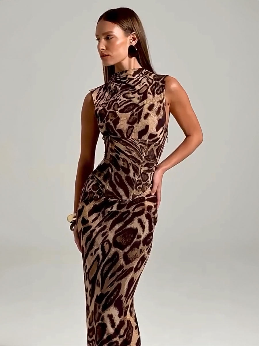Bold Curve Leopard Allure Two Sets