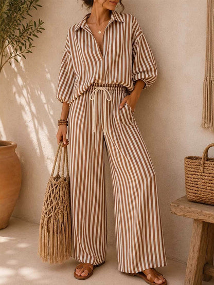 The Monaco Resort Stripe Set