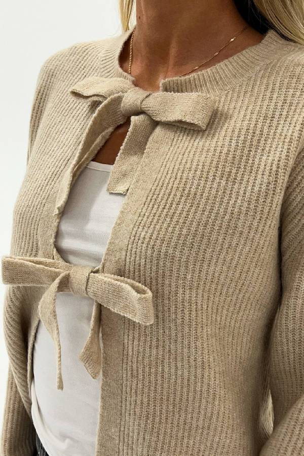 PCSILLY LS REV TIE KNIT NOOS BC
