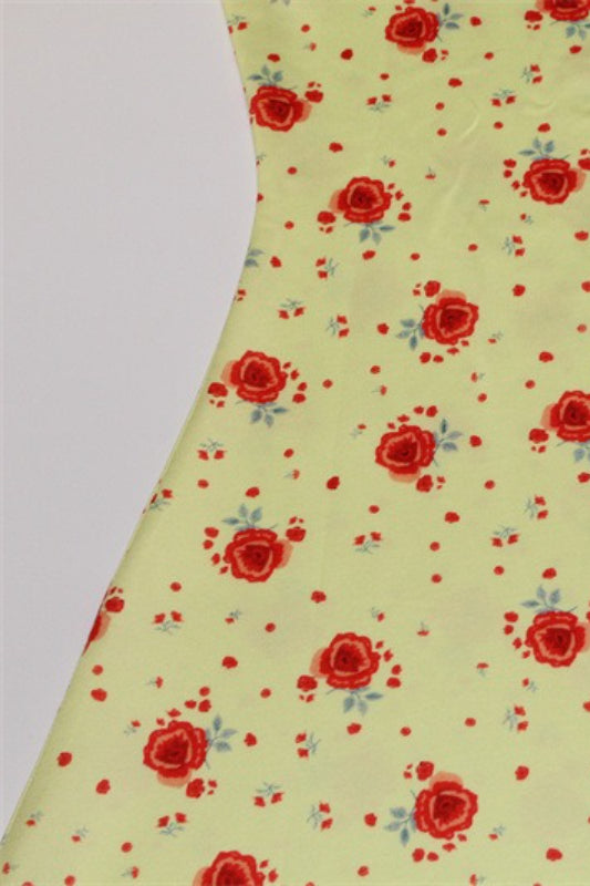 Cotton Strap Casual Maxi Floral Dress