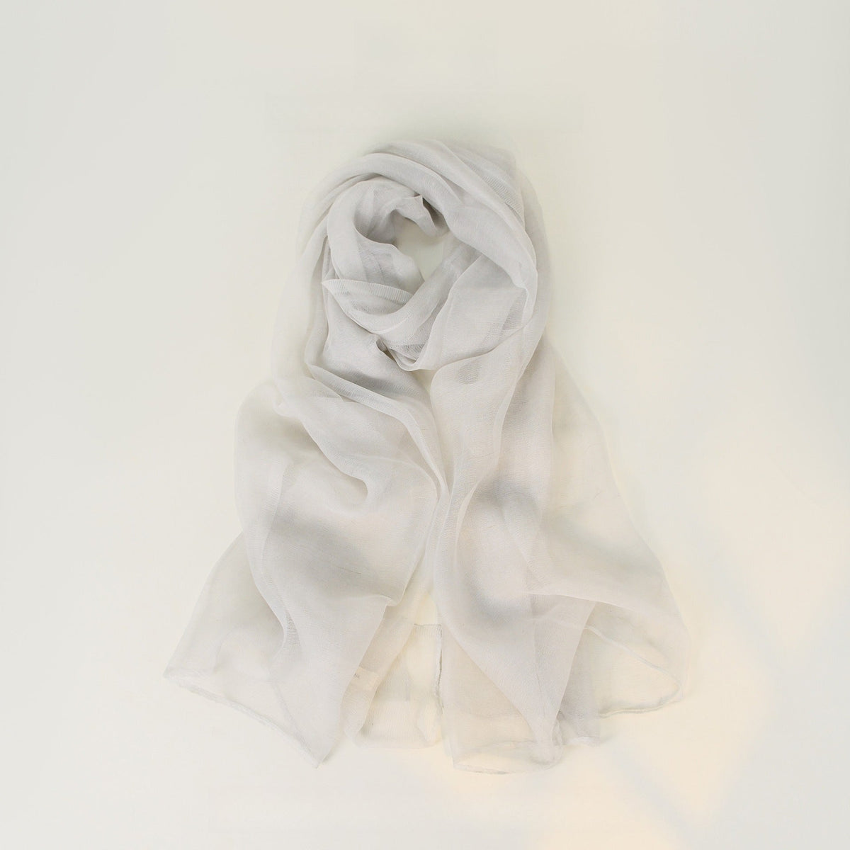 Solid Color Lightweight Linen Feel Long Elegant Scarf