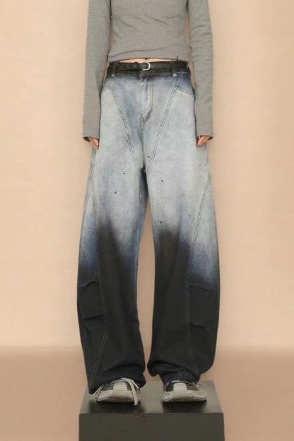 Unisex Gradient Streetwear Jeans