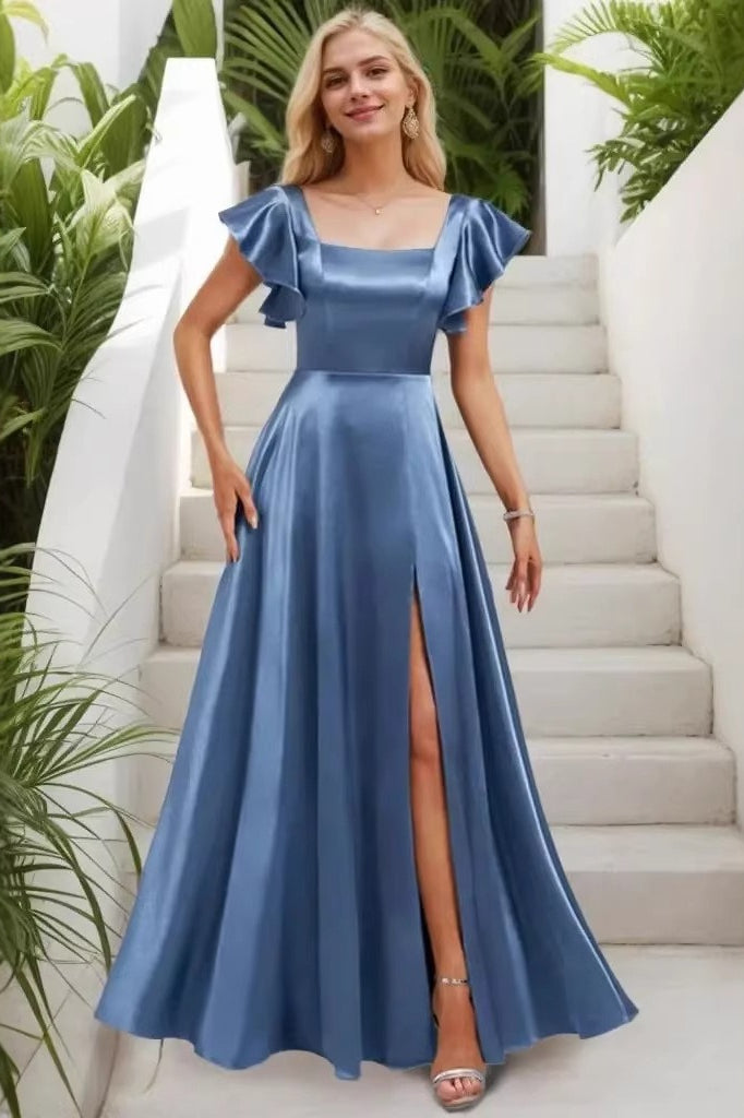 Slit Bodycon Evening Gown Prom Dress