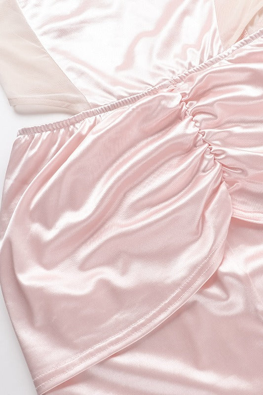 Bodycon Maxi Silk Dress