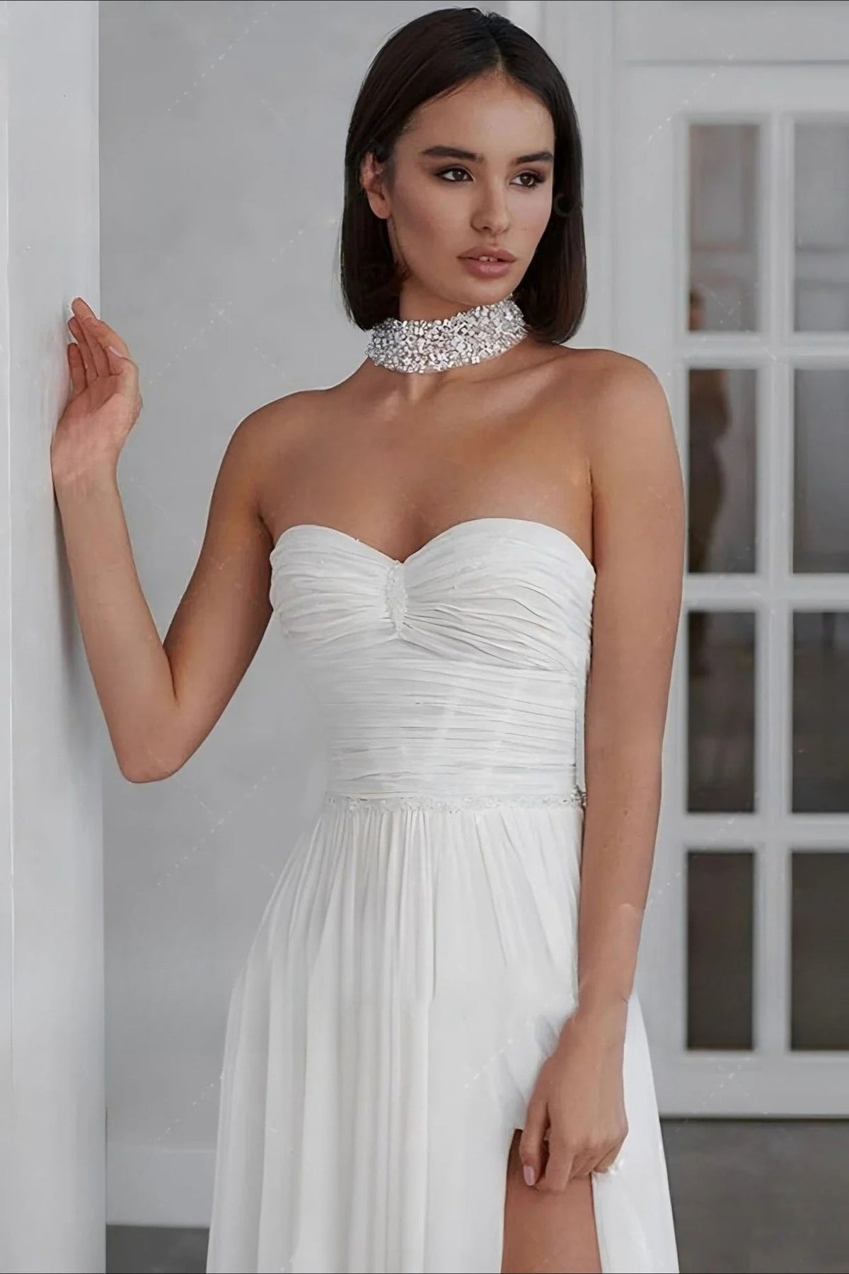 Strapless Ball Gown Prom Dress