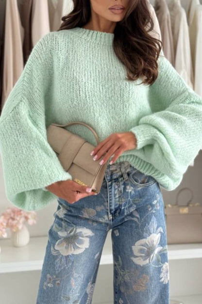 FIERRA pastel pink sweater with wool