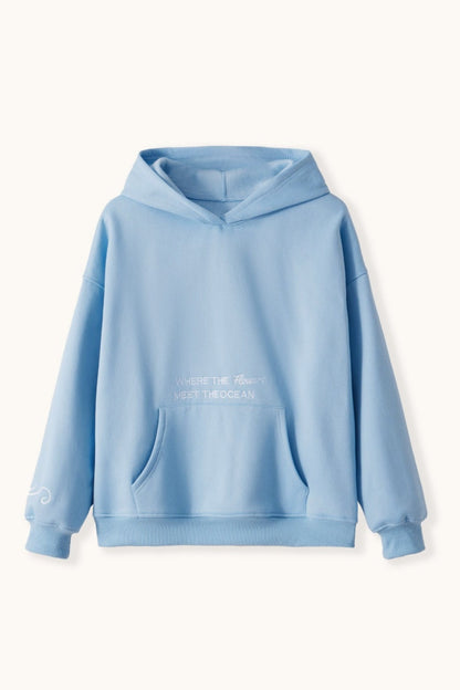 Embroidered Fleece Lined Heavyweight Hoodie