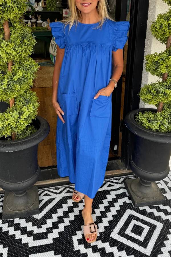 Annika Dress - Royal