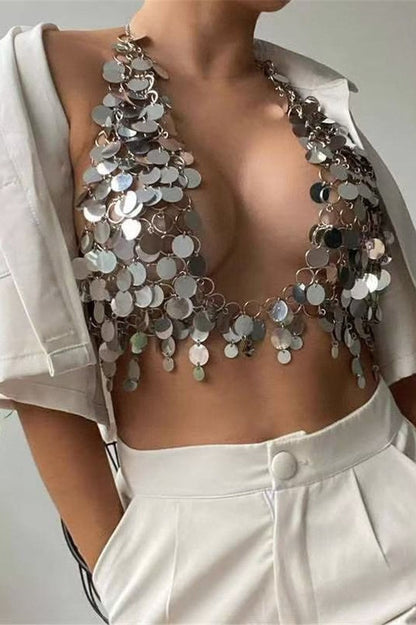 Handmade Chain Mail Halter Top