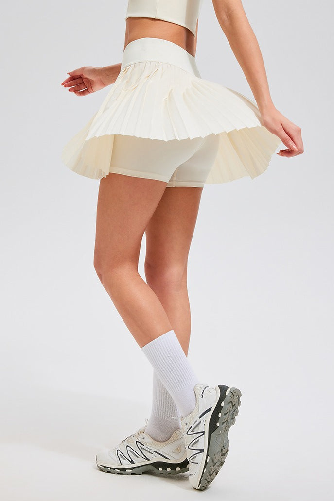 High Waist Tennis Pleated Quick Dry Mini Skort