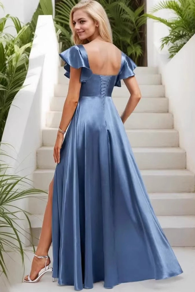 Slit Bodycon Evening Gown Prom Dress