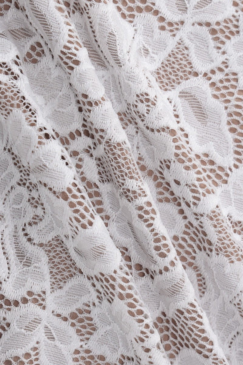 Lace Patchwork Cami Bodycon Maxi Dress