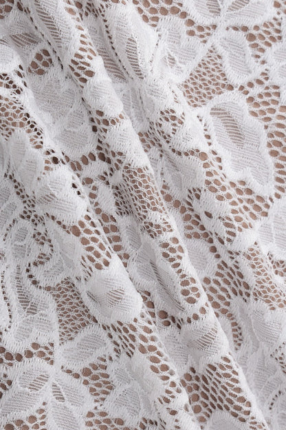 Lace Patchwork Cami Bodycon Maxi Dress