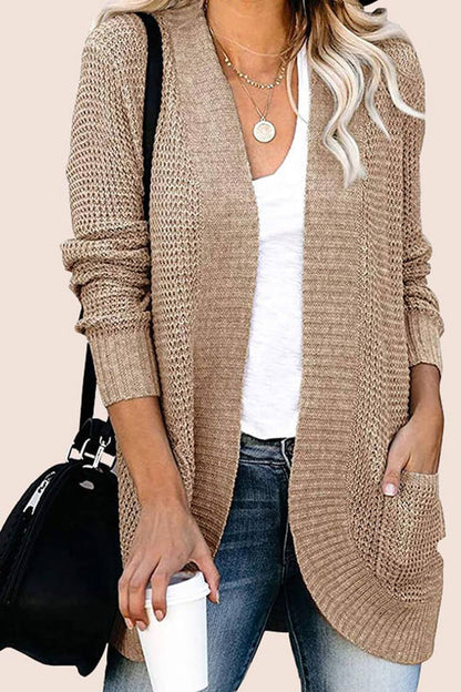 Oversized Knitted Sweater Cardigan