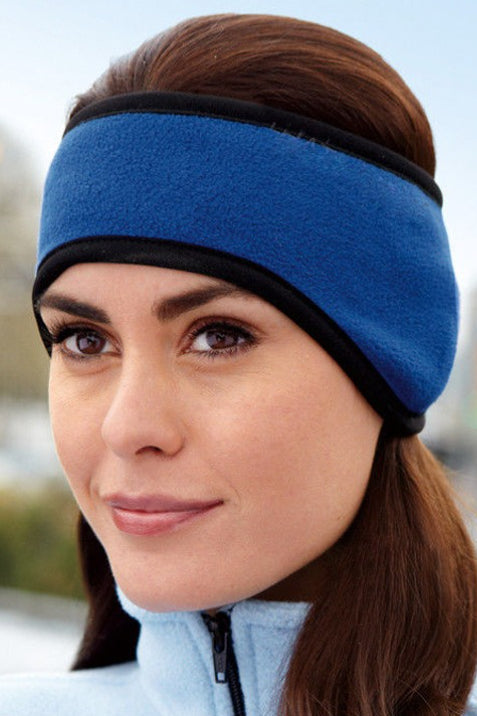 Cozy Embroidered Sherpa Lined Headband