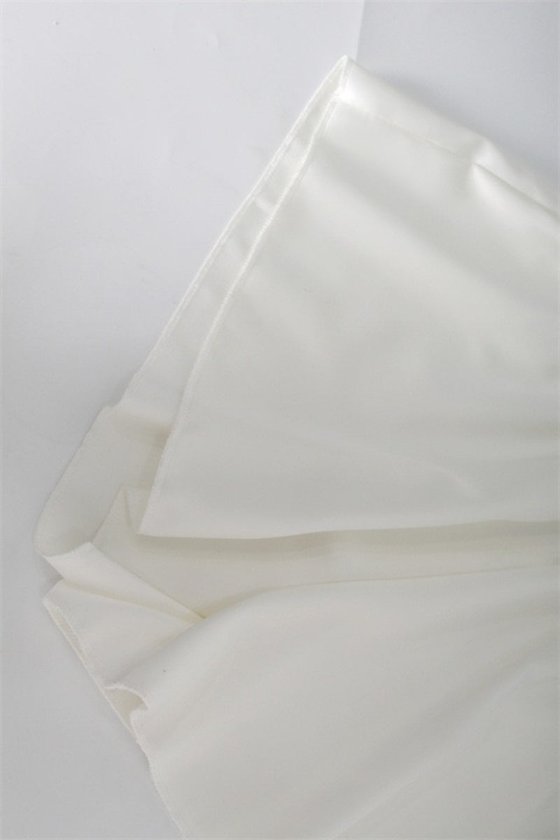 Satin Feel Frill Trim Cami Sleep Shorts Set