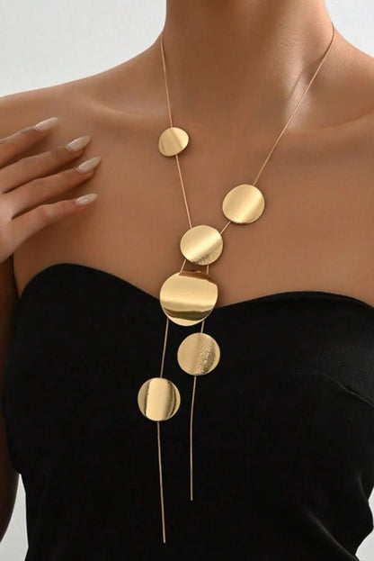 Fashionable Hollow Geometric Necklace